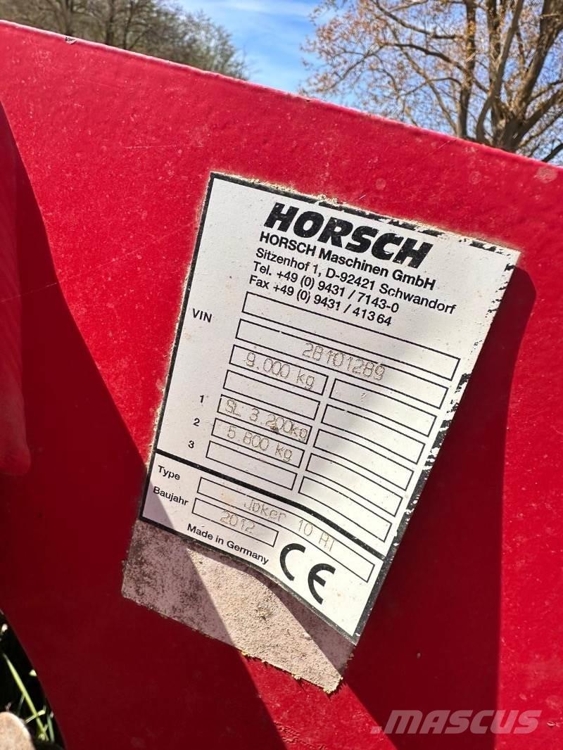 Horsch Joker 10 RT Kiekkomultaimet ja lautasäkeet