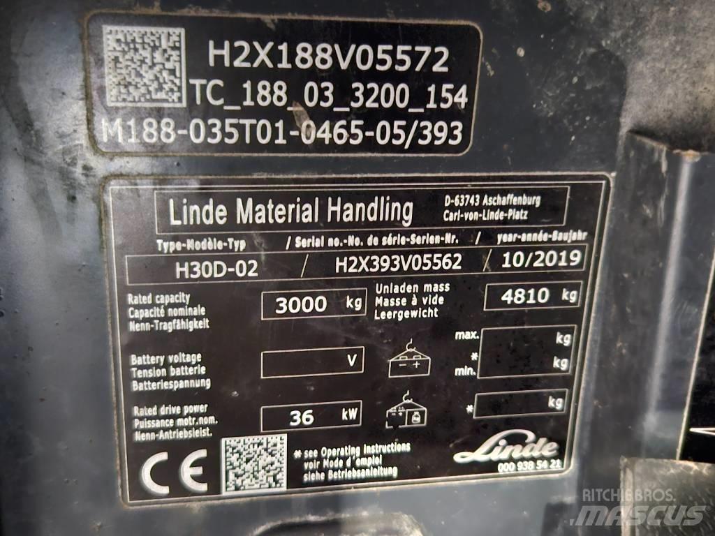 Linde H30D Dieseltrukit