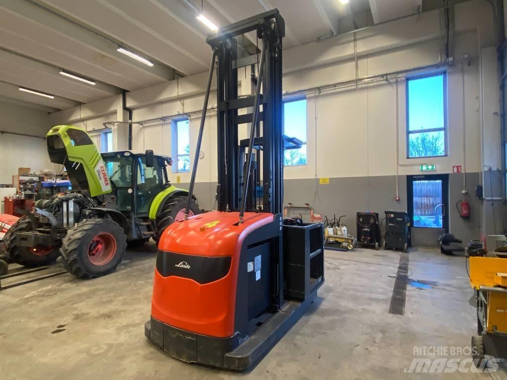 Linde V48-Volt Korkeakeräilytrukit