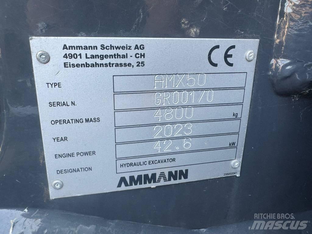 Ammann AMX 50 Minikaivukoneet < 7t