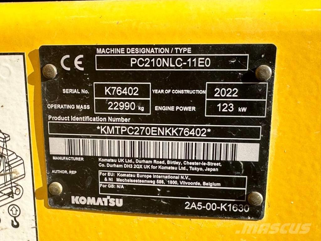Komatsu PC 210 NLC Telakaivukoneet
