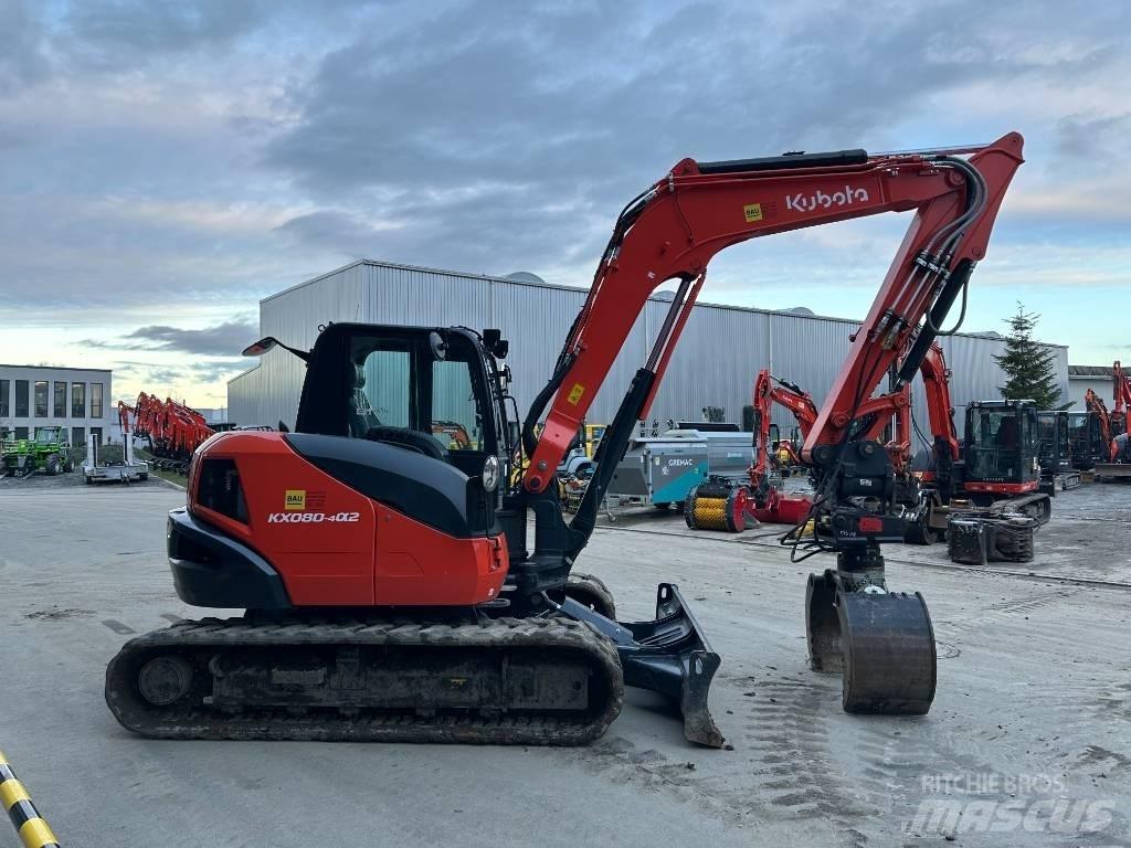 Kubota KX 080-4 Minikaivukoneet < 7t