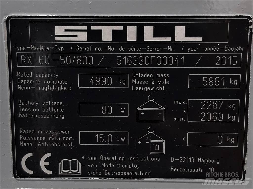 Still RX60 50 600 Sähkötrukit