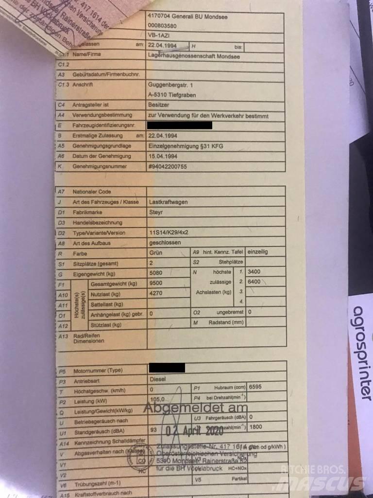 Steyr 9S14 Maansiirtoperävaunut