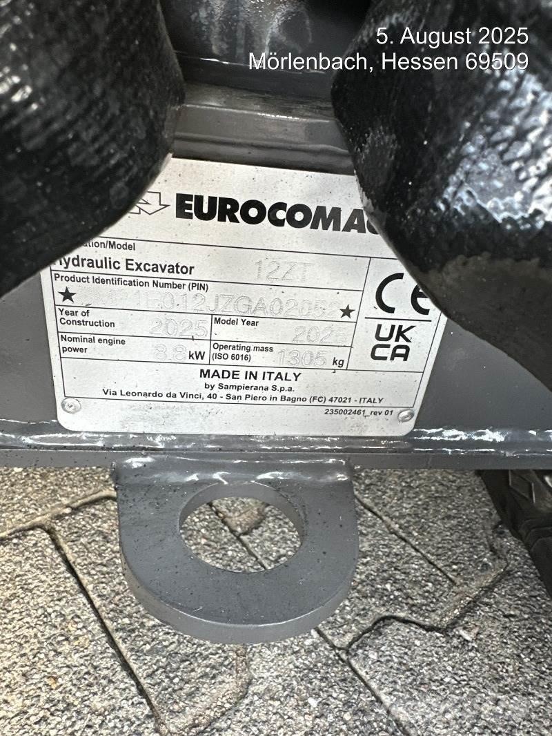 Eurocomach 12ZT Minikaivukoneet < 7t