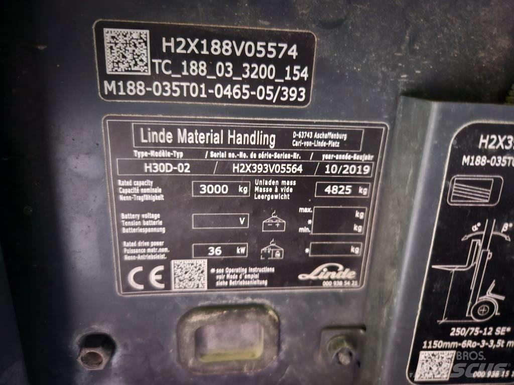 Linde H30D Dieseltrukit