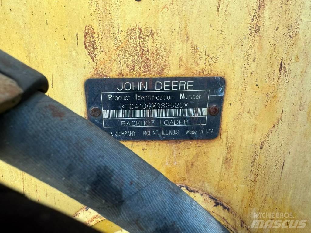 DEERE 410G Kaivurikuormaajat