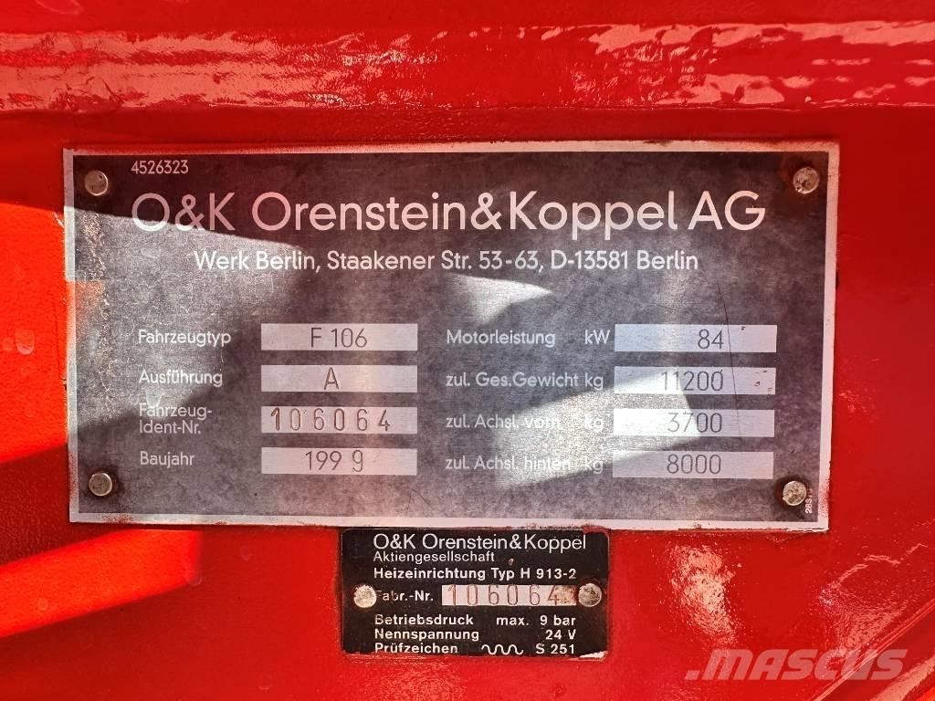 O&K F 106 A Tiehöylät