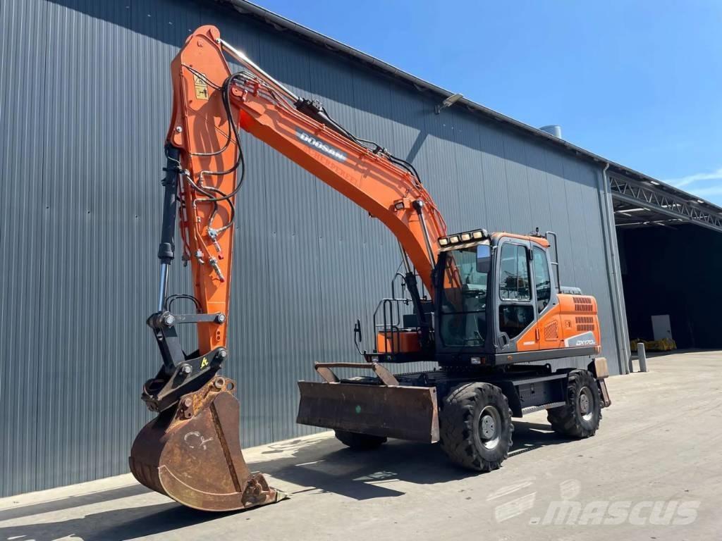 Doosan DX170W-5 Pyöräkaivukoneet