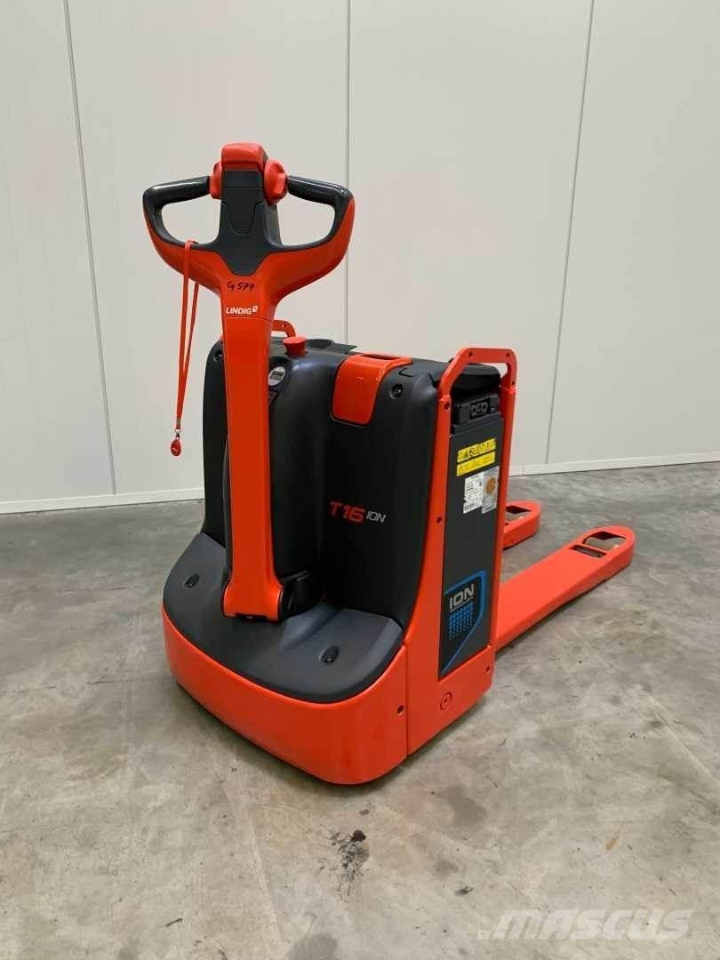 Linde T16 ION Käyden ajettavat pinoamistrukit