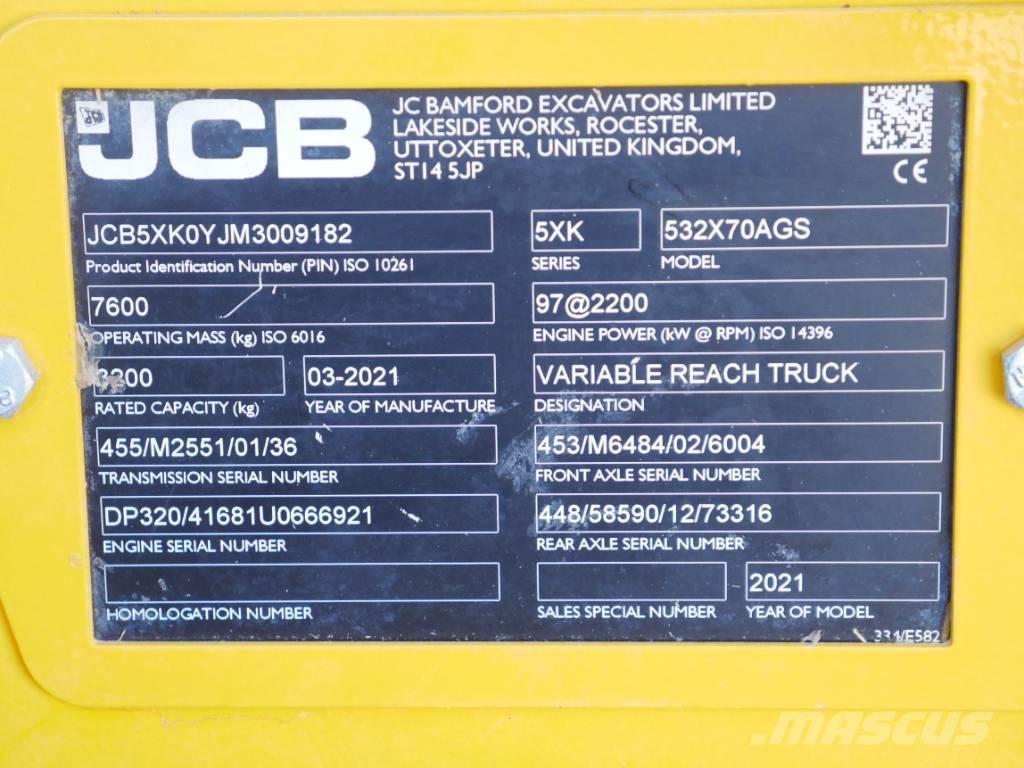 JCB 532-70 Kurottajat