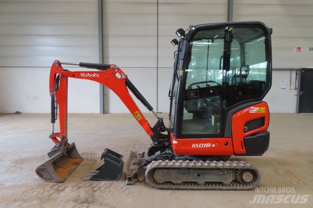Kubota KX 018-4 Minikaivukoneet < 7t