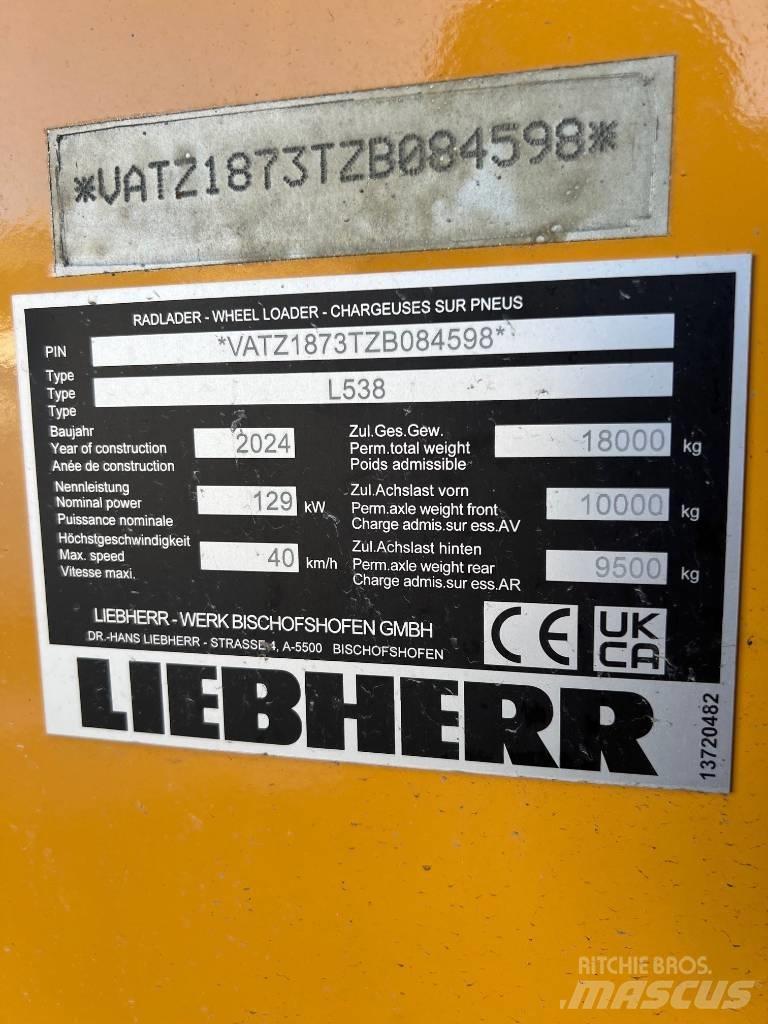 Liebherr L 538 Pyöräkuormaajat