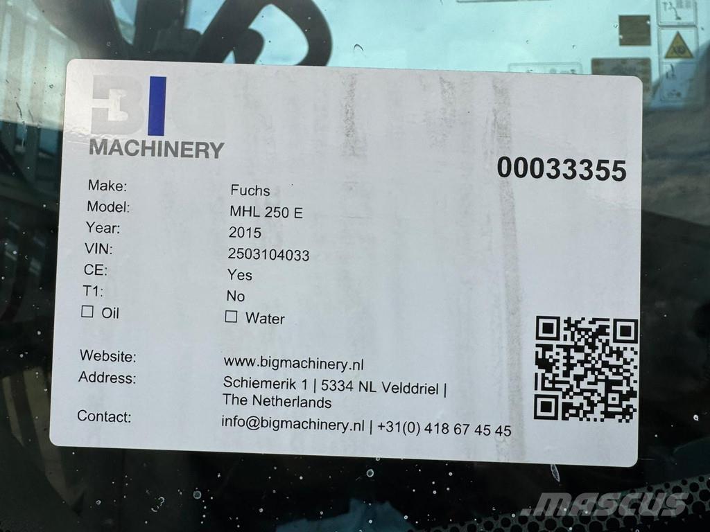 Fuchs MHL 250 Jätteenkäsittelijät