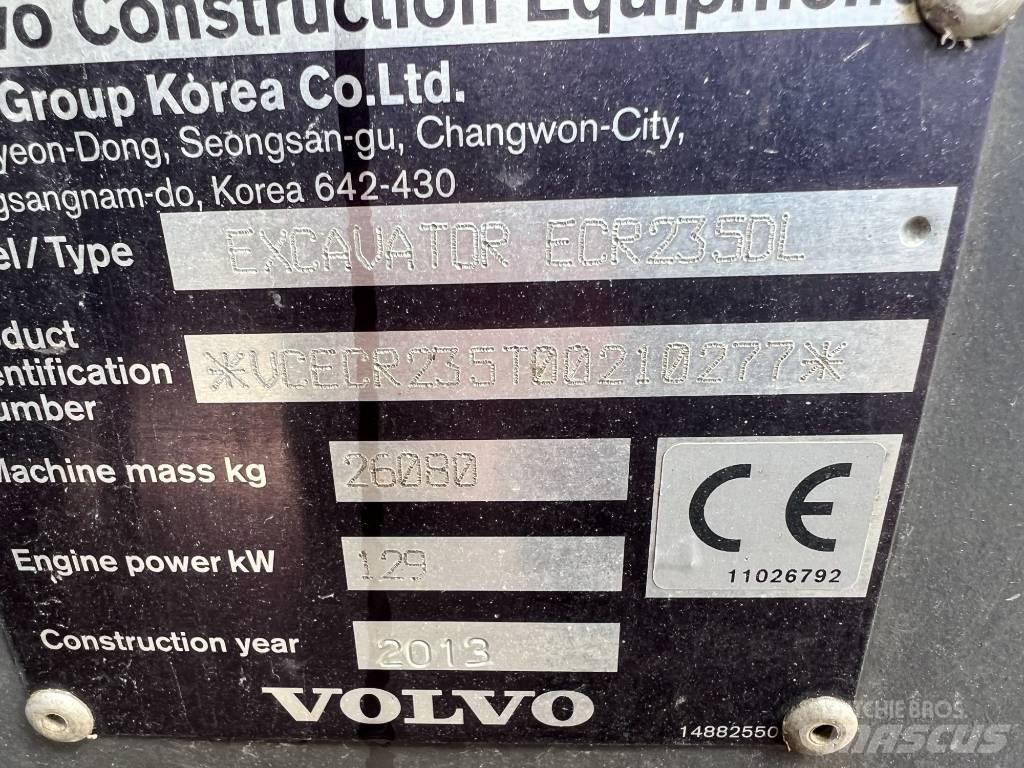Volvo ECR235DL Telakaivukoneet