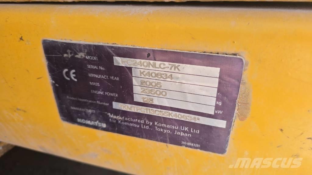 Komatsu PC 240 NLC-7 Telakaivukoneet