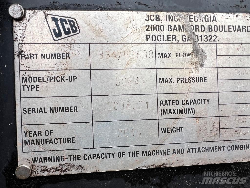 JCB 3C84 Muut
