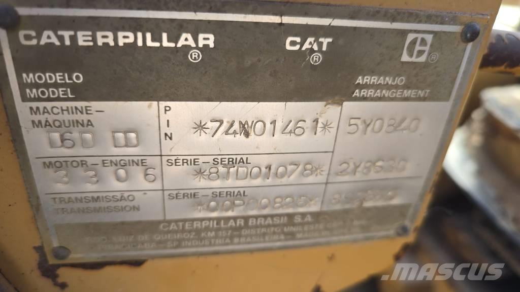 CAT D 6 D Telaketjupuskutraktorit