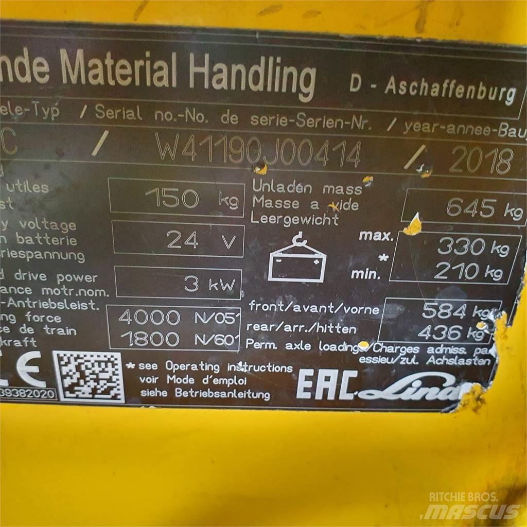 Linde P30C Vetotrukit