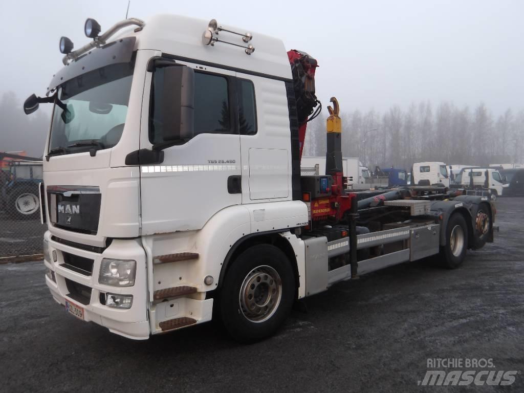 MAN TGS 26.480 6x2 Koukkulava kuorma-autot