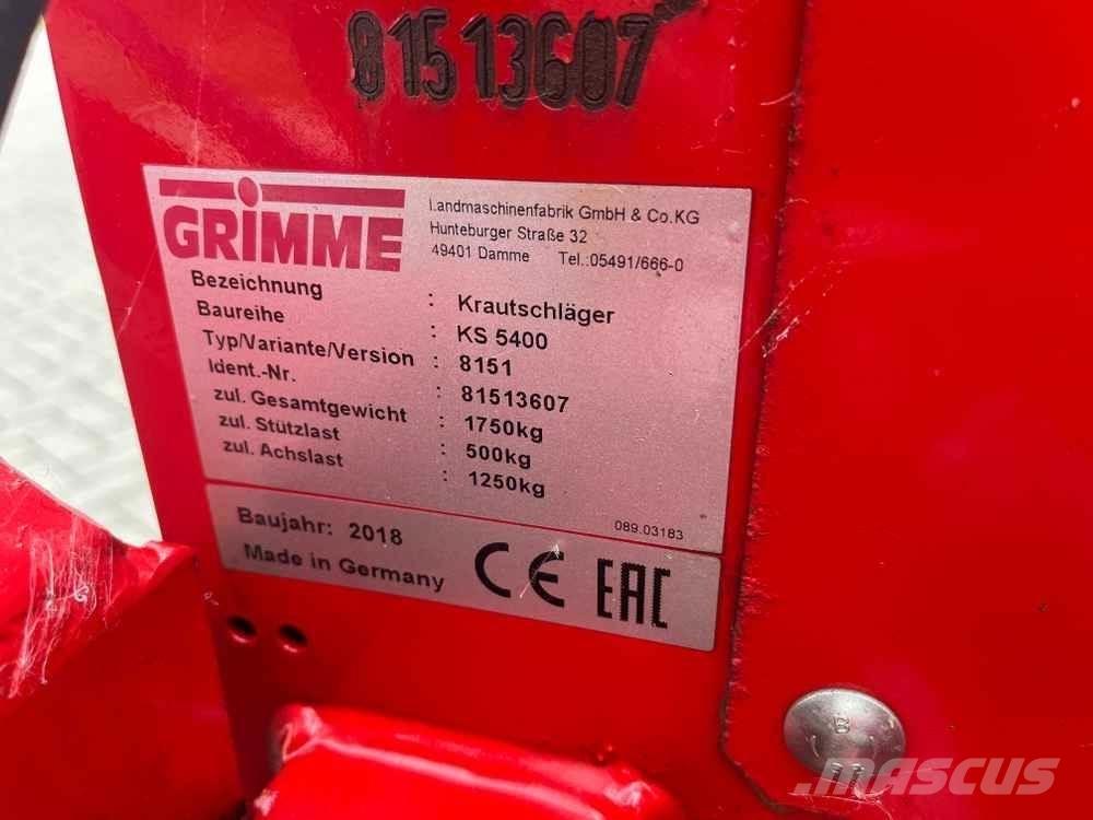 Grimme KS 5400 Perunalaitteet - Muut