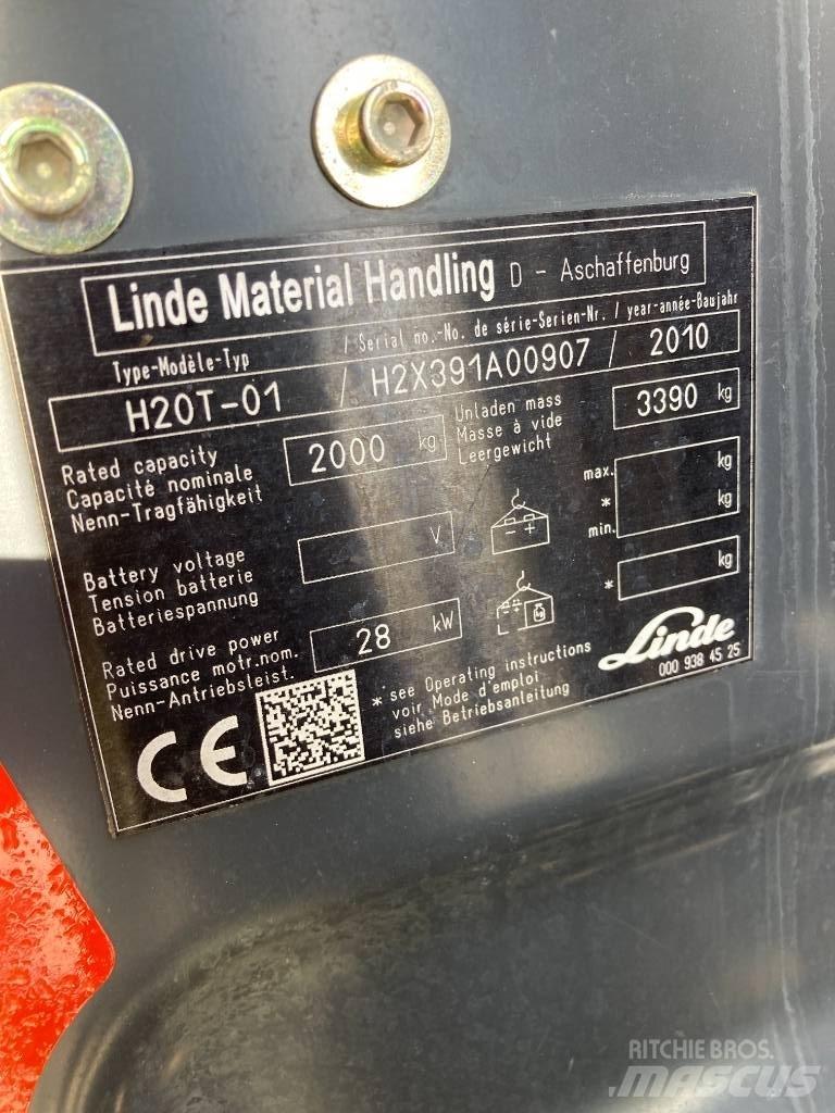 Linde H20T/391 Nestekaasutrukit