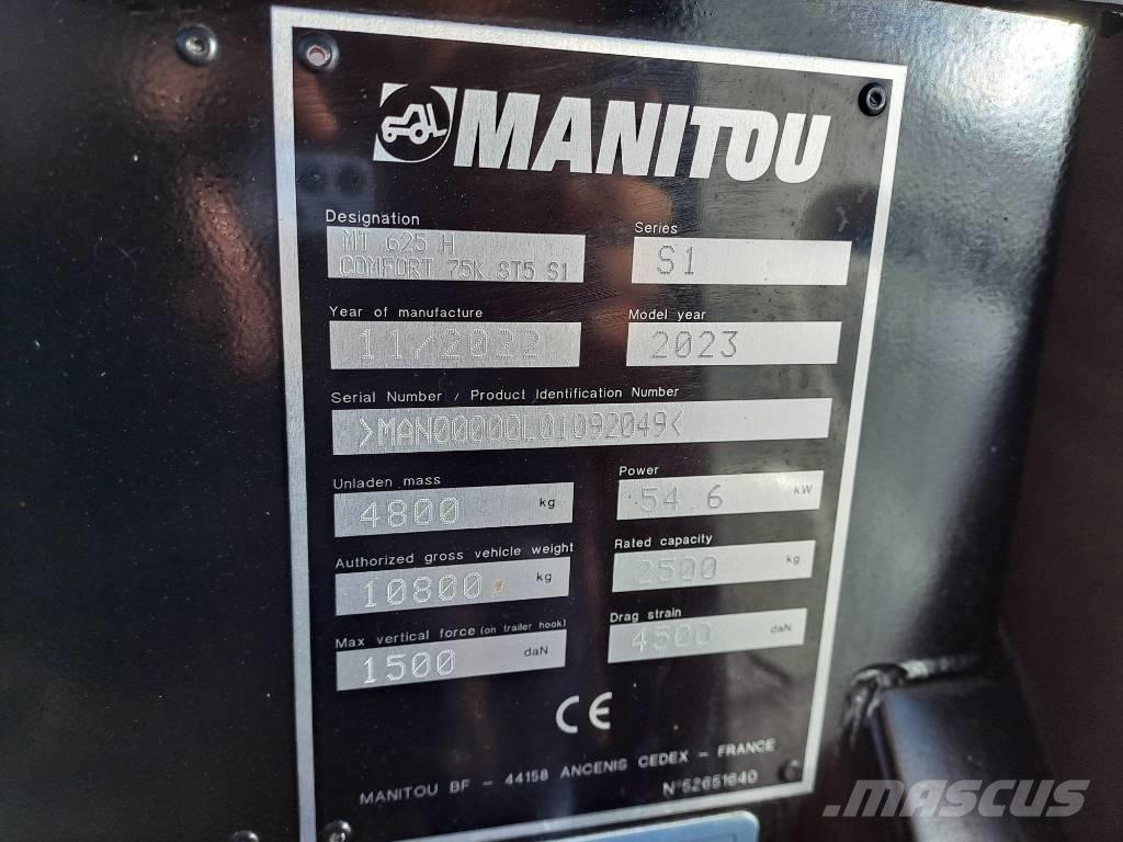 Manitou MT 625 H Kurottajat