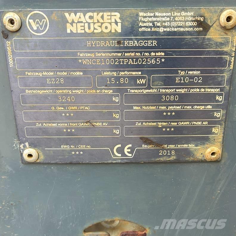 Wacker Neuson EZ 28 Minikaivukoneet < 7t