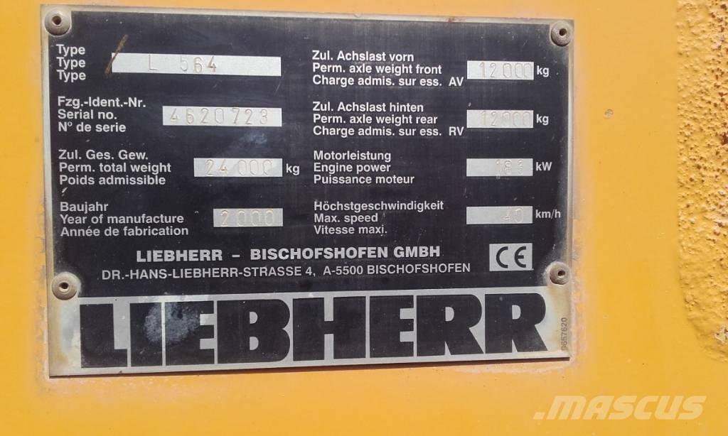 Liebherr L 564 Pyöräkuormaajat