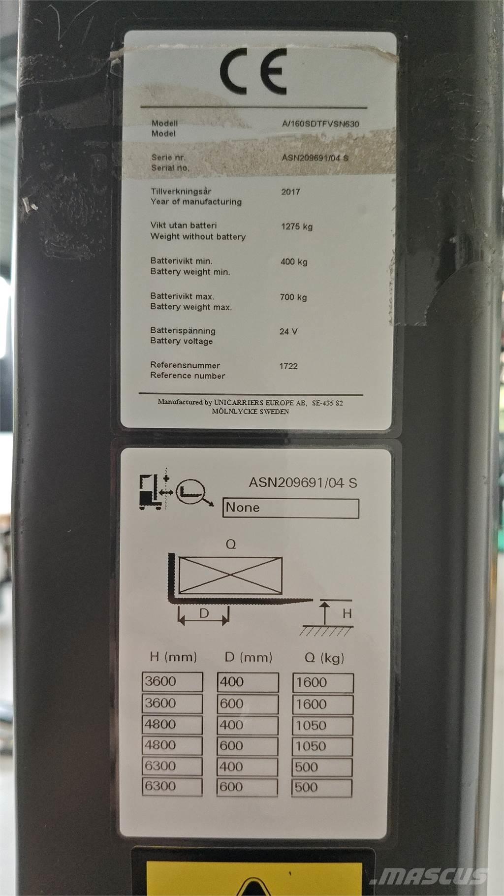 Atlet A160 Ajettavat pinoamisvaunut