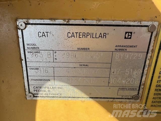 CAT 963 B Telakuormaajat