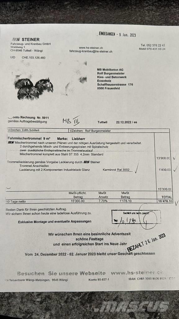 MAN 35.400 Betonikuorma-autot