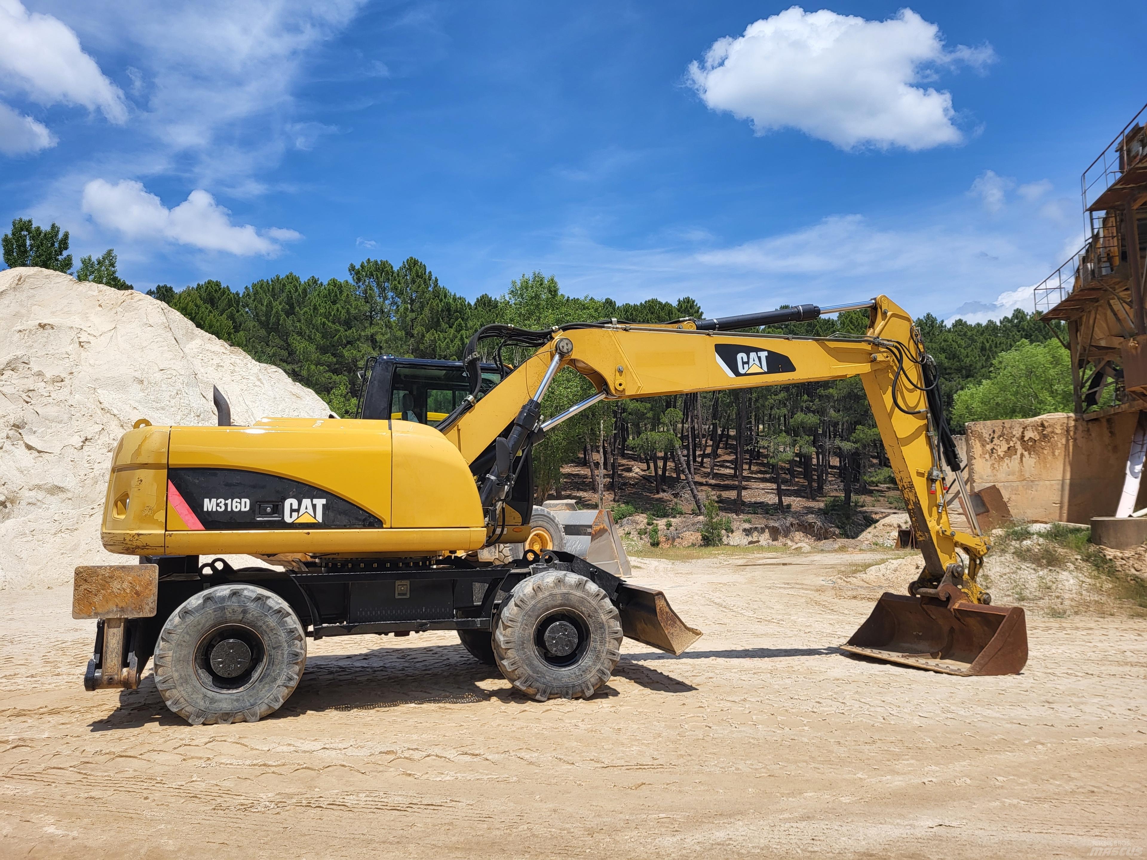 CAT 316d Pyöräkaivukoneet