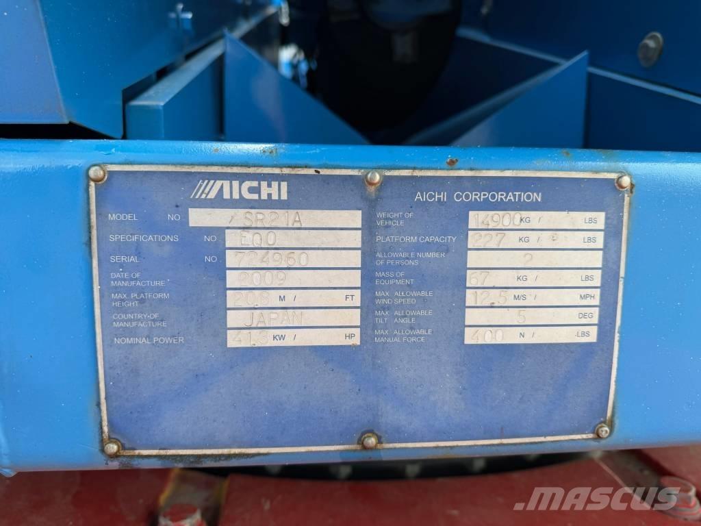 Aichi SR 21 A Teleskooppipuominostimet