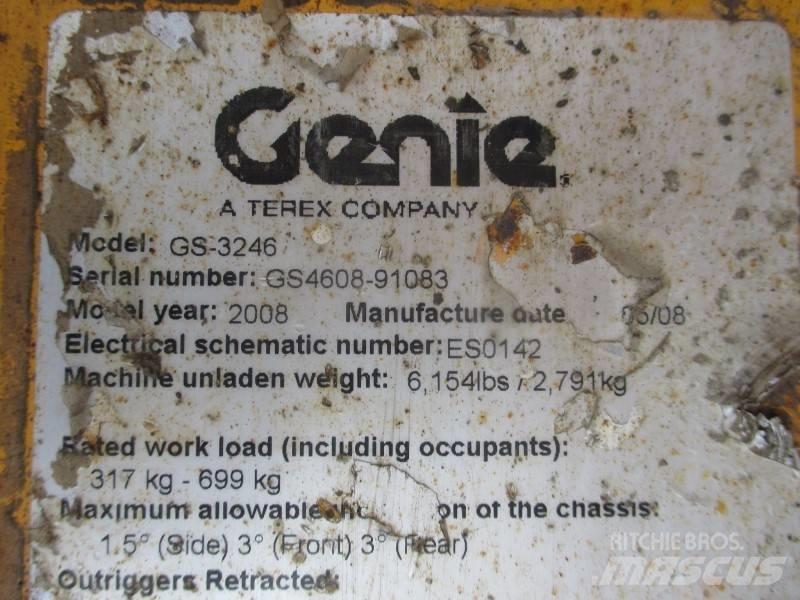 Genie GS 3246 Saksilavat