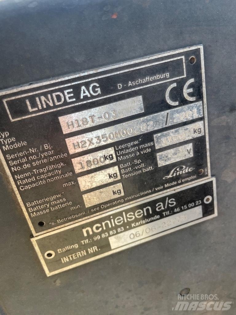 Linde H 18 T Nestekaasutrukit