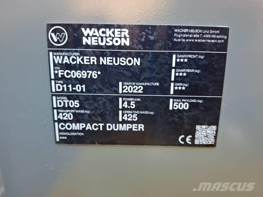 Wacker Neuson DT 05 Teladumpperit