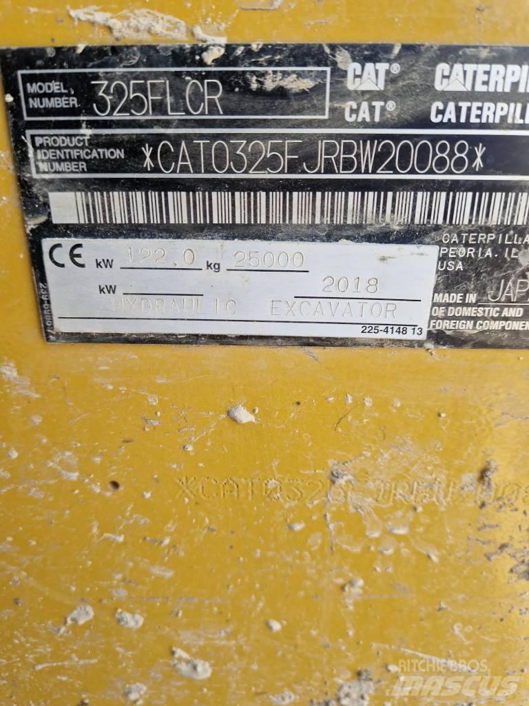 CAT 325 F Telakaivukoneet