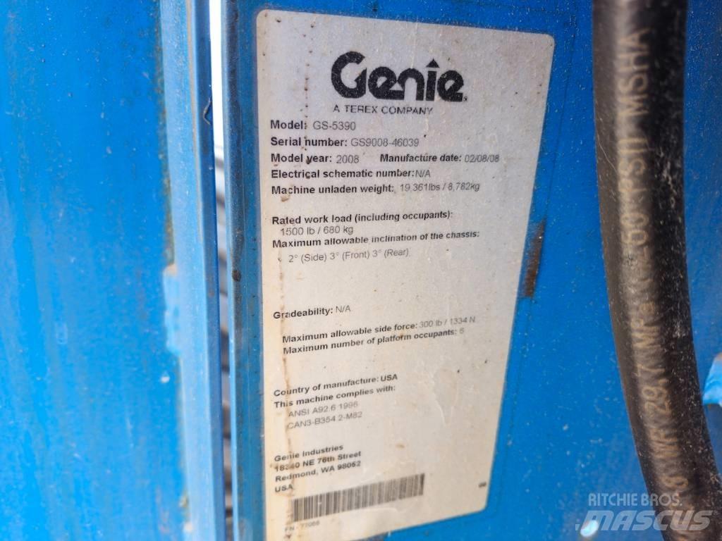 Genie GS-5390 Saksilavat