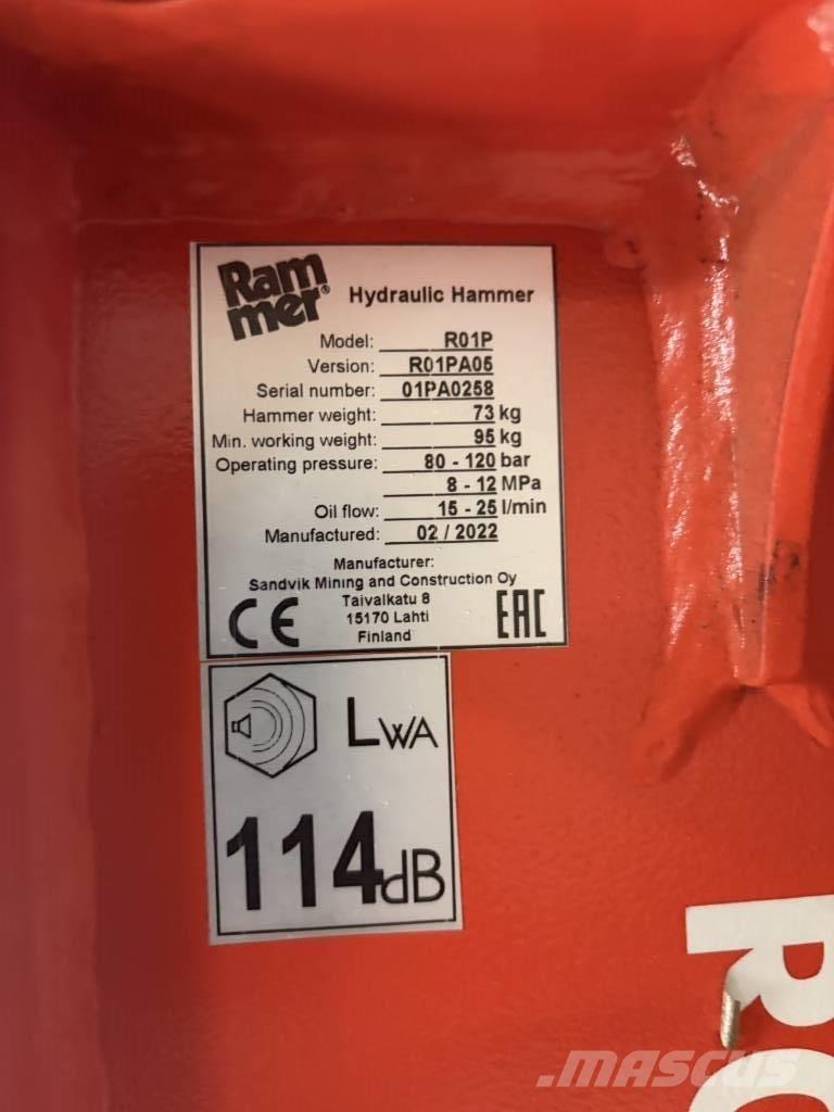 Rammer R01P Iskuvasarat