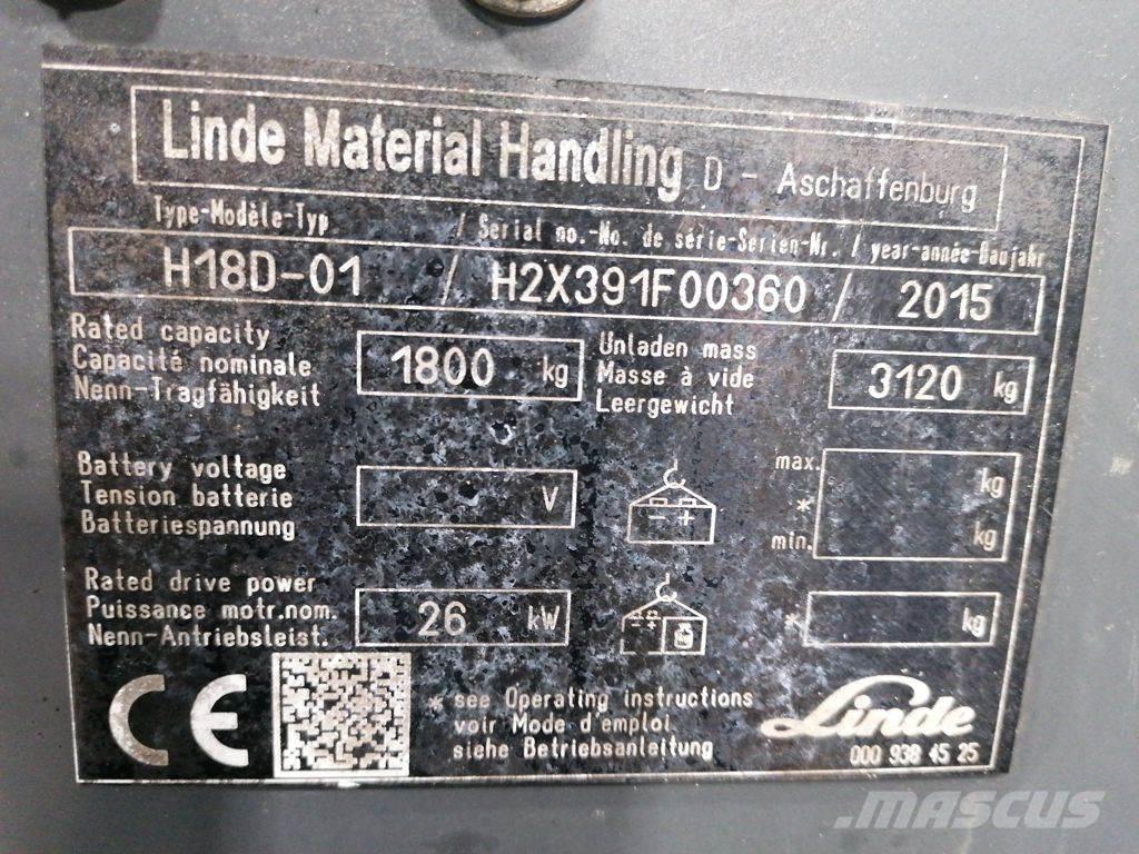 Linde H18D-01 Nestekaasutrukit