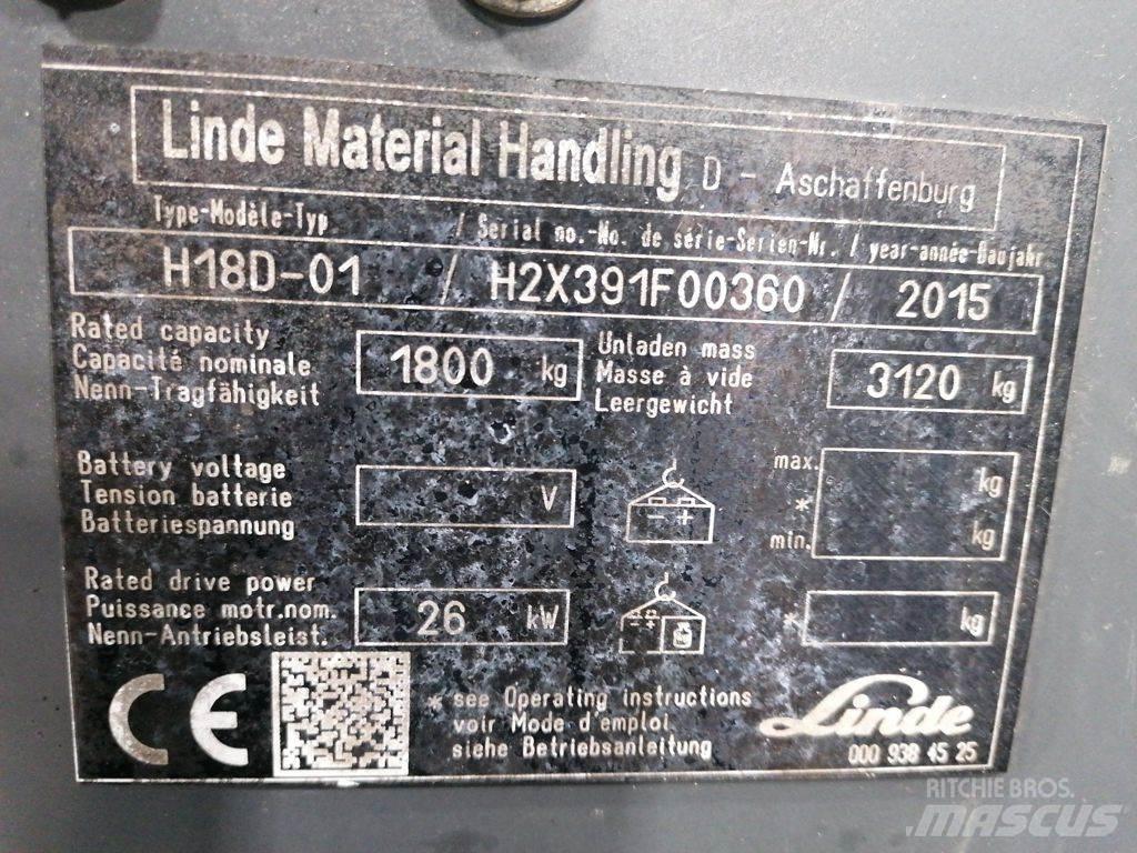 Linde H18D-01 Nestekaasutrukit
