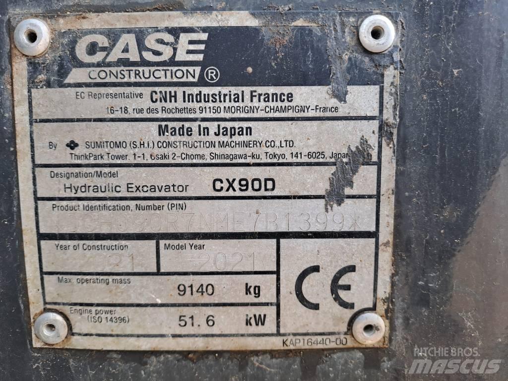 CASE CX 90 D Midikaivukoneet 7t - 12t