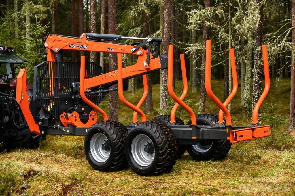  MTM 14T 7300 Metsäperävaunut