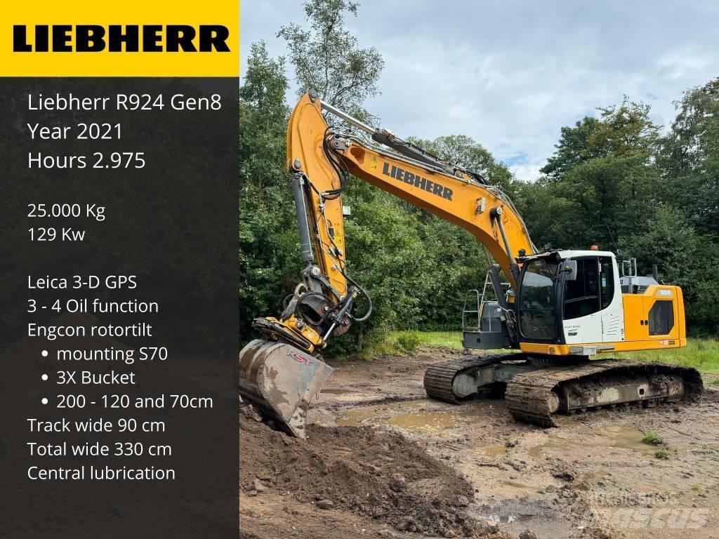 Liebherr R 924 Telakaivukoneet