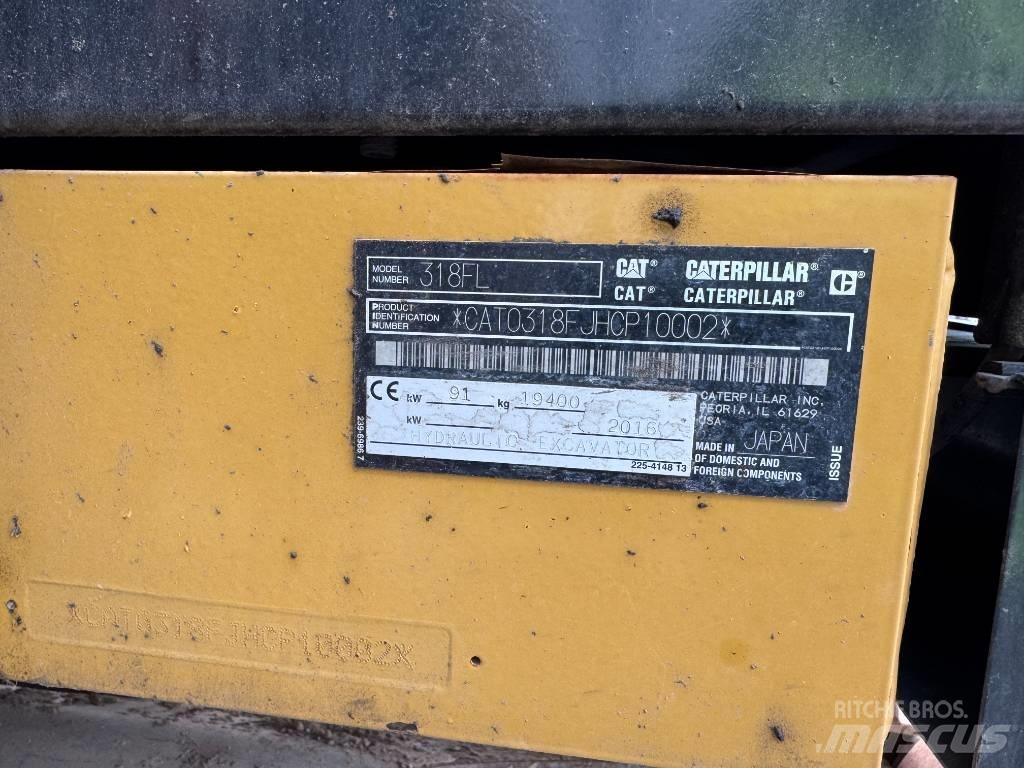CAT 318 FL Telakaivukoneet
