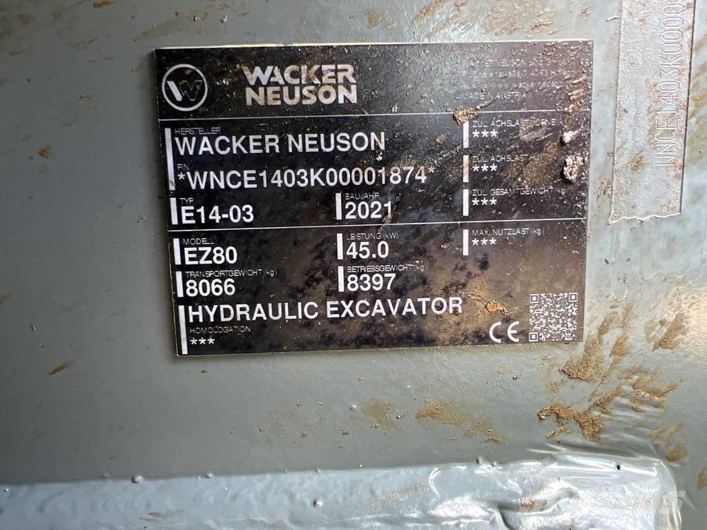 Wacker Neuson EZ80 Telakaivukoneet