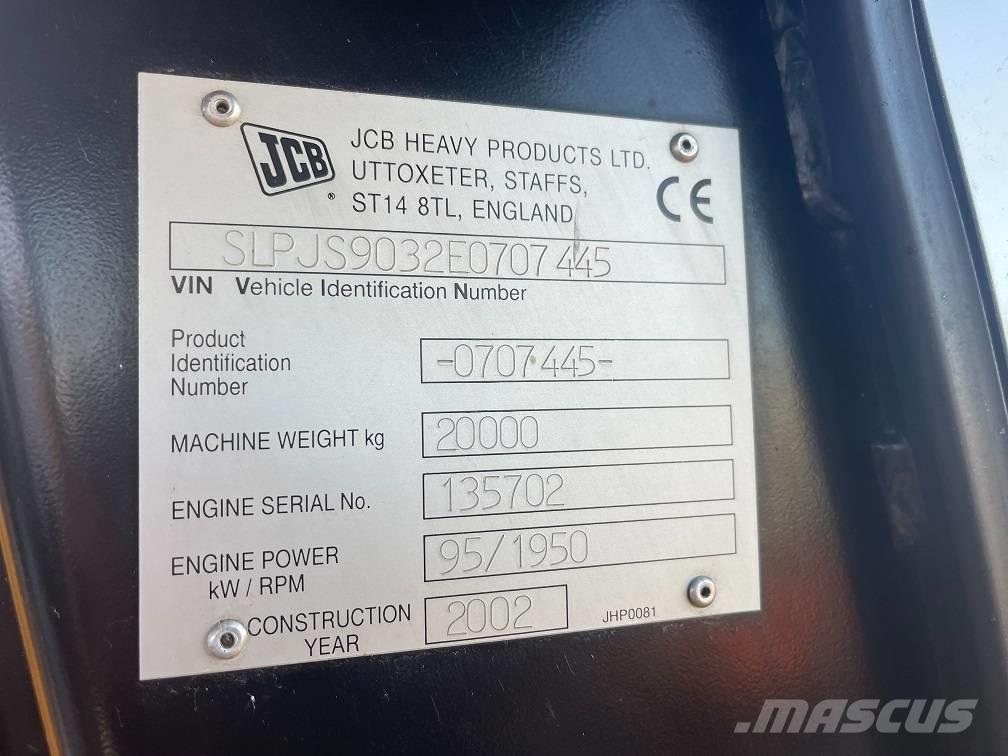 JCB JS 200 Telakaivukoneet