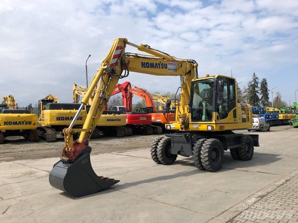 Komatsu PW160-8 Pyöräkaivukoneet