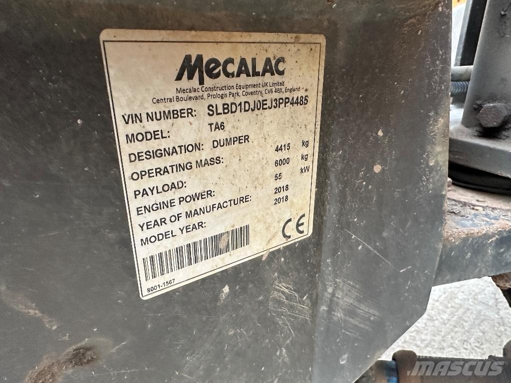 Mecalac TA 6 Minidumpperit
